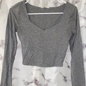Long sleeve Crop Top